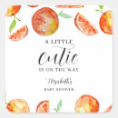 Search for orange baby shower stickers On the way