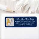 Search for nativity scene return address labels Dark blue