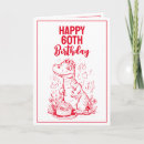 Search for 60th cartoon birthday cards Sixtieth