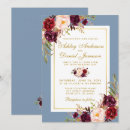 Search for dusty blue and burgundy weddings Winter