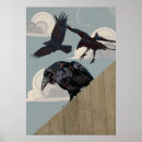 Search for flying crows posters Sky