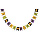 Search for yellow and black bunting flags Halloween