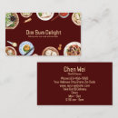 Search for chinese food business cards Bamboo