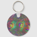 Search for peacock feather keychains Animals