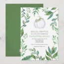 Search for white pumpkin bridal shower invitations Boho
