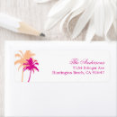 Search for caribbean return address labels Palm trees