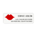 Search for lips return address labels Feminine
