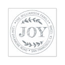 Search for happy new year rubber stamps Return address