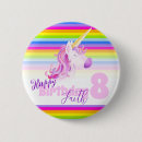 Recherche de licorne colorée badges Girl