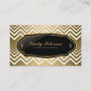 Recherche de chevron or cartes visite Blanc