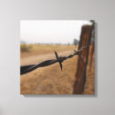 Search for barb wire canvas prints Fence