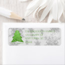 Search for green tree return address labels Woods