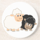Search for sheep cartoon coasters Cute