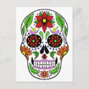 Search for cute sugar skulls postcards Skeleton