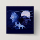 Search for fantasy bird buttons Blue