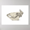 Recherche de crâne de vache posters Vintage