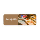 Search for cowboy hat return address labels Western