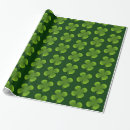 Search for shamrock wrapping paper Happy