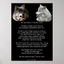 Search for two wolves posters Cherokee wisdom