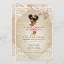 Search for afro baby girl shower invitations Black