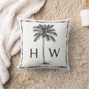Search for black palm tree pillows Coastal