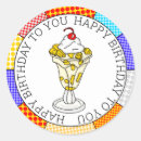 Search for ice cream sundae stickers Birthday