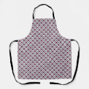Search for small square aprons Black and white