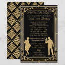 Recherche de gangster invitations Des années 20 rugissantes