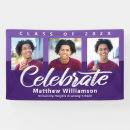 Search for graduation photo collage party signs Purple