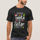 Recherche de dear santa tshirts Soeur