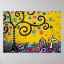Search for dia de los muertos posters Cemetery