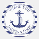 Search for striped anchor thank you stickers Stripes