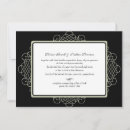 Search for business wedding invitations Black