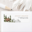 Search for rustic wood return address labels Watercolor