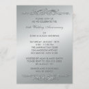Search for silver wedding anniversary invitations Swirls