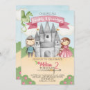 Search for princess and knight party invitations Pink