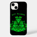Recherche de monstre vert iphone coques Halloween