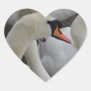 Search for white swan stickers Heart