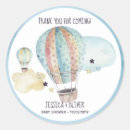 Recherche de hot air balloon baby shower stickers C'est un garçon