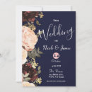 Search for navy and pink wedding invitations Burgundy