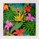 Recherche de feuille puzzles Tropical