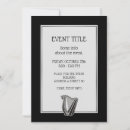 Recherche de harpe invitations Irish