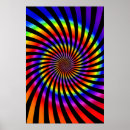 Recherche de spirale colorée posters Torse