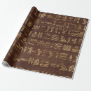 Recherche de hiéroglyphes papier cadeau Ancienne égypte