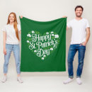 Search for irish shamrock blankets Clover