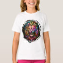 Recherche de lion abstrait tshirts Géométrique