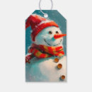Search for snowman gift tags Whimsical