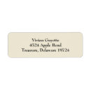 Search for off white return address labels Plain