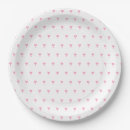 Recherche de coeurs assiettes en papier Mignon