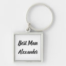 Search for mans square keychains Best man